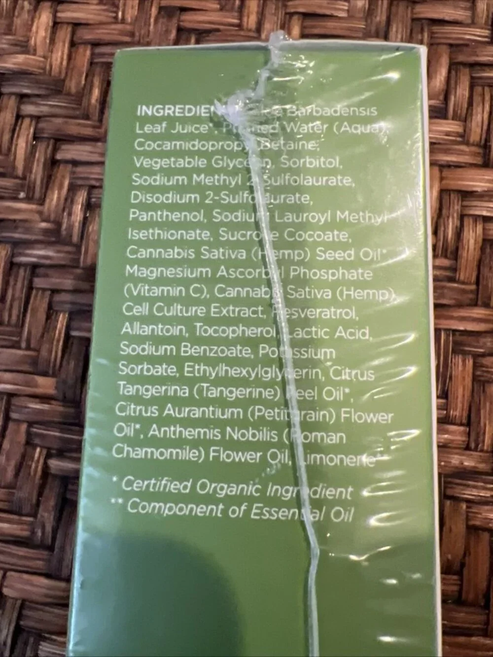 Andalou Naturals CannaCell Cleansing Foam Hemp Stem Cells Gluten Free 5.5 Fl Oz